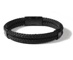 Troli Stilinga juoda apyrankė VSB005 BB-PET