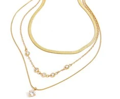 Troli Triple auksinis-plated pakabukas with zircons VJDN0308010