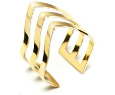Troli Triple auksinis-plated steel ring