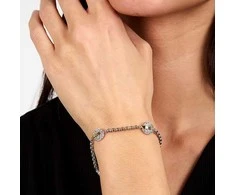 Trussardi Blizganti dvispalvė plieninė apyrankė T-Round TJAYF10