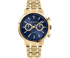 Laikrodis TRUSSARDI R2453147002. Kwarcowy, Kolor mėlyna. Mężczyzna.
