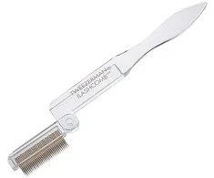 Tweezerman Gold blakstienų šukavimo šukos (Folding Lash Šukos)