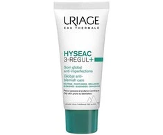 Uriage Hyseac 3 Regul+. Spuogai, inkštirai. Salicilo rūgštis/AHA 40 ml