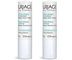 Uriage Moisturizing Lipstick drėkinantis lūpų balzamas, 2 x 4 g