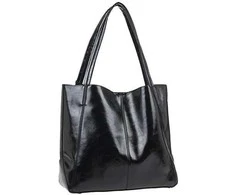 Verde Women's handbag 2 in 1 16-7504 Juodas