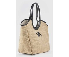 Verde Women's 2-in-1 handbag 16-8490 juodas