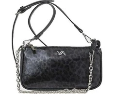 Verde Dámská crossbody kabelka 16-8066 Juodas