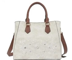 Verde Women's handbag 16-8608 ivory