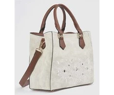 Verde Women's handbag 16-8608 ivory