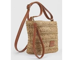 Verde Women's crossbody bag 07-0399 beige
