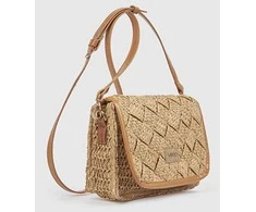 Verde Women's crossbody bag 48-0350 beige