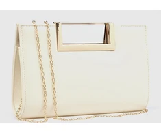 Verde Women's crossbody bag 01-2146 baltas
