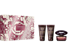 Set Versace Crystal Noir EDP 50ml + Losjonas kūnui 50ml + Dušo želė 50ml