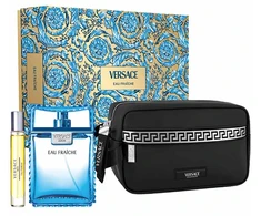 Versace Eau Fraiche Man - EDT 100 ml + EDT 10 ml + Kosmetinis krepšelis