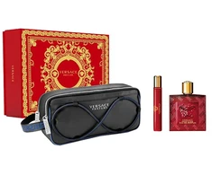 Kvepalų rinkinys vyrams Versace Eros Flame (EDP 100 ml + EDP, 10 ml + kosmetinė)