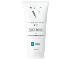 Vichy Purete 3In1 One Step Valiklis valomasis prausiklis jautriai veido odai ir akims, 100 ml