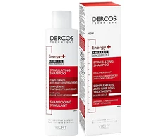 Vichy Dercos Energy+ Stimulating Šampūnas Refill šampūno slenkantiems plaukams papildymas, 400 ml