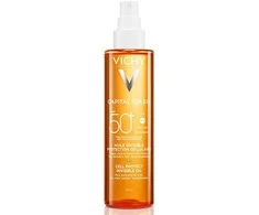 Vichy Purškiamas nematomas aliejus įdegiui SPF 50+ Capital Soleil (Cell Protect Invisible Oil) 200 ml