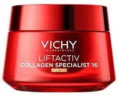 Vichy Liftactiv Collagen Specialist 16 Kreminis SPF 50 veido kremas, 50 ml