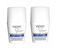 "Vichy" dezodoranto kamuoliukų rinkinys jautriai odai 2 x 50 ml