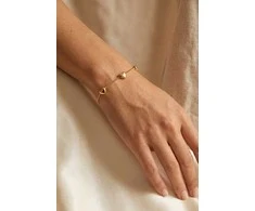 Victoria Walls Gold-plated bracelet with hearts Vaelisse Gold VWB260689G