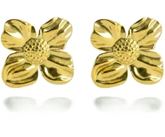 Victoria Walls Gold-plated flower earrings Daisies Gold VWE260777G