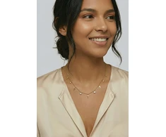Victoria Walls Gold-plated pakabukas with crosses and crystals VWN260810G