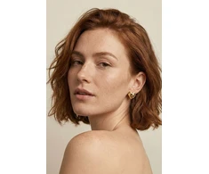 Victoria Walls Set of auksinis-plated earrings with crystals VWS260873G (2 pairs)