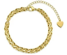 Victoria Walls Stylish auksinis-plated bracelet Elarisse Gold VWB260668G