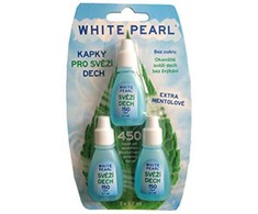 White Pearl Baltas perlas Baltas Pearl Fresh Breath Drops Oralinis Purškiklis