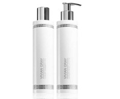Crystals Set Vivian Gray: Baltas Crystals, Softening, Dušo želė, For All Skin Types, 250 ml + Baltas Crystals, Hydrating, Losjonas kūnui, 250 ml