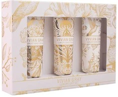 Vivian Gray Baltas Velvet Set Hand Kreminis Gift Set