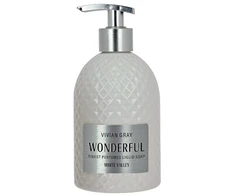 Vivian Gray Wonderful Baltas Valley Liquid Soap skystas rankų muilas, 500 ml