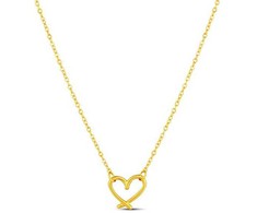Vuch Beautiful auksinis-plated pakabukas Heart Emery Gold