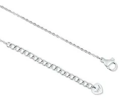 Vuch Charming steel pakabukas Heart Emery Sidabrinis
