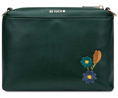Vuch Dámská crossbody kabelka Coalie Flowers Žalias