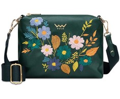 Vuch Dámská crossbody kabelka Coalie Flowers Žalias