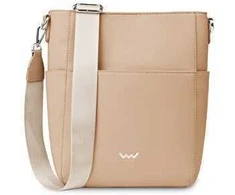 Vuch Moteriška kryžminė rankinė Eldrin rusvai gelsvas
