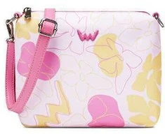Vuch Dámská crossbody kabelka Nuria Flowers Line Rožinė