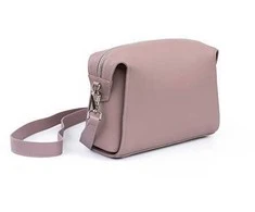 Vuch Moteriška odinė crossbody rankinė Lison Dusty Rožinė