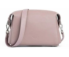 Vuch Moteriška odinė crossbody rankinė Lison Dusty Rožinė