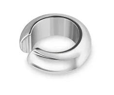 Vuch Distinctive single steel earring Mirn Sidabrinis