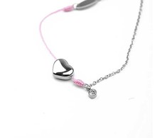 Vuch Fashion Shiny Heart Rožinė apyrankė