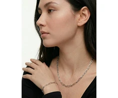 Vuch Luxurious auksinis-plated pakabukas Isel Sidabrinis