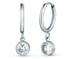 Vuch Matching earrings with cubic zirconia Vrigia Sidabrinis