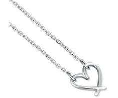 Vuch Minimalist Steel Bracelet Heart Emery Sidabrinis