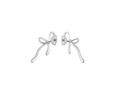 Vuch Modern steel earrings Bows Stellara Sidabrinis