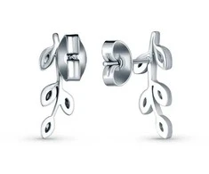 Vuch Charming steel earrings with zircons Zotia Sidabrinis