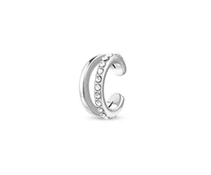 Vuch Split single earring with zircons Vein Sidabrinis