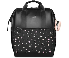 Vuch Women's backpack Eloa Flowers Juodas